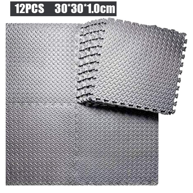 Sport Yoga Mat with EVA Foam Interlocking Tiles for MMA, Exercise, Pilates, Gymnastics and Home Gym Protective Flooring Carpet: 4