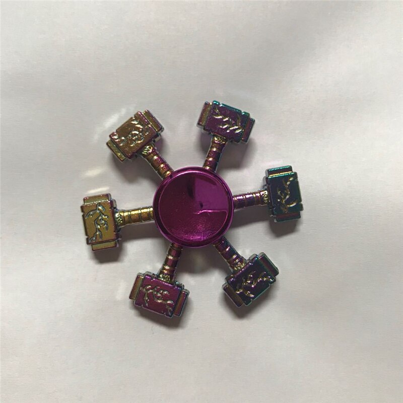 Dito Ruotare Giroscopio Mini Colorato A Mano Spinner Metallo Capretto/Adulto Giocattoli di Decompressione Anti-Stress Mitigatore di Barretta Spinners Manufatti: 4