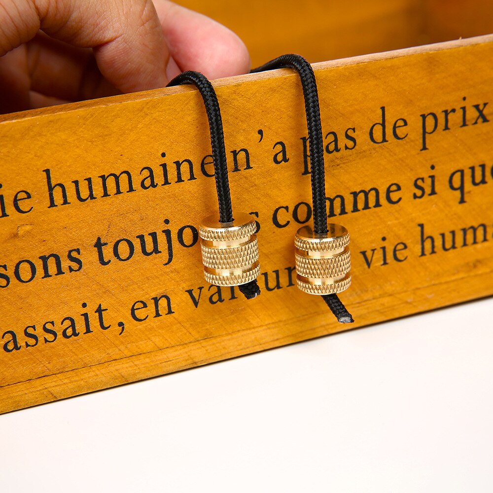 juguete Begleri Yoyo Fidget movimiento extremo dedo decompresión artefacto cobre dos cuentas y una cuerda