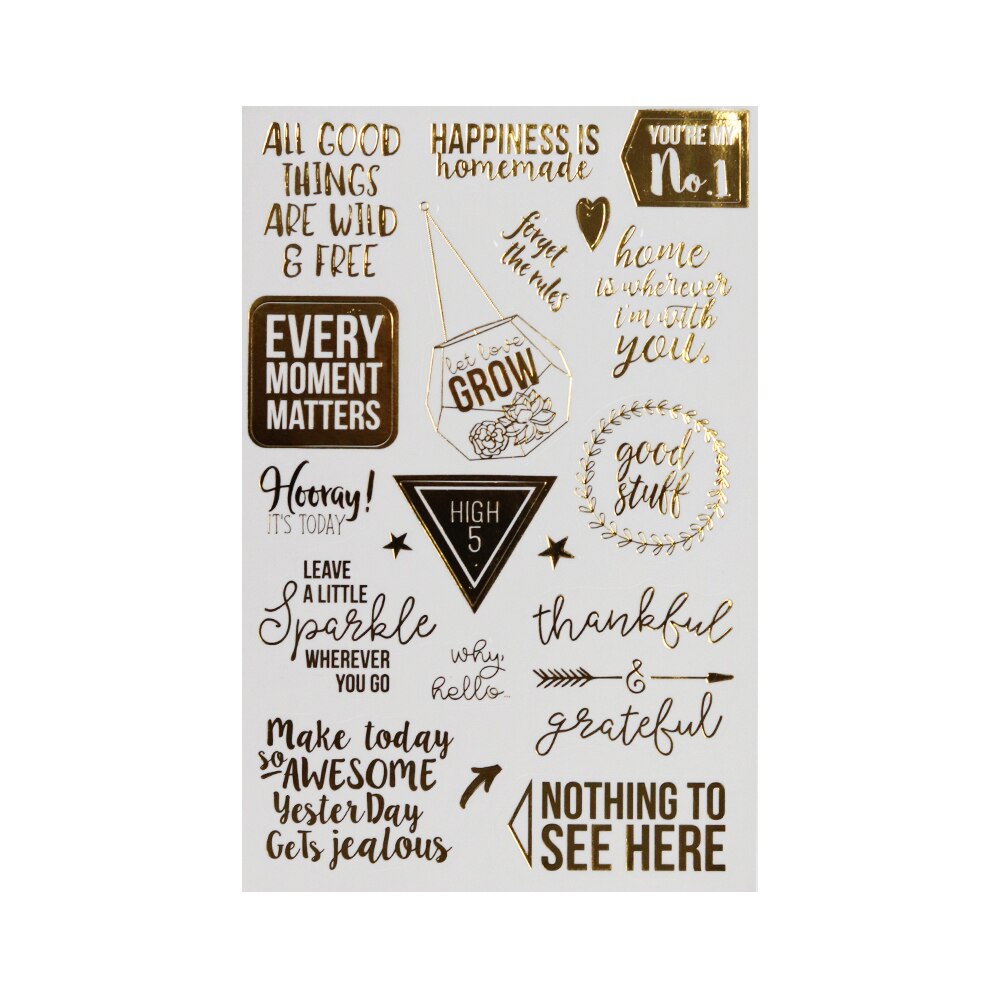 CRZCrafter Foglio di Adesivo Trasparente pad libro per Scrapbooking carta fabbricazione Ufficiale di auto adesivo abbellimenti regalo della decorazione