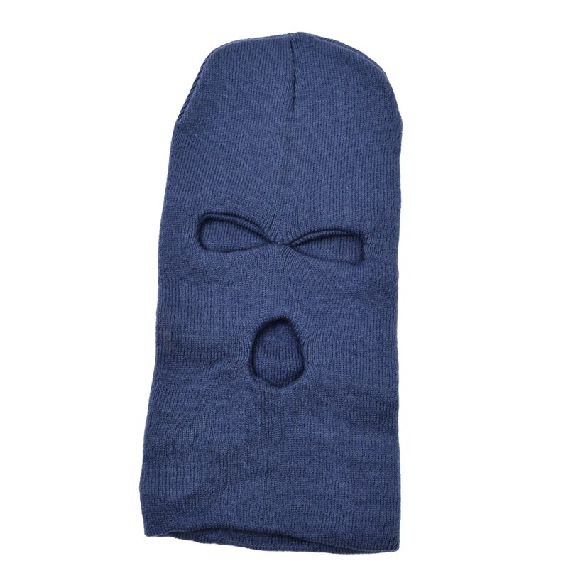 Breien 3 Gaten Bivakmuts Cs Full Face Cover Ski Masker Halloween Party Outdoor Warm Houden Winddicht Mannen Mutsen Fietsen Hoeden: 03