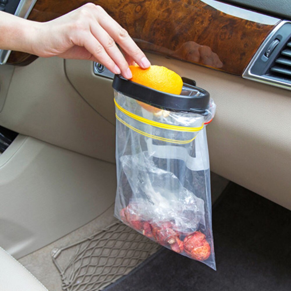 Trash Can Frame For Car Automoboiles Trash Bin Frame Auto Garbege Waste Bag Holder Plastic Organizer Box Accessories