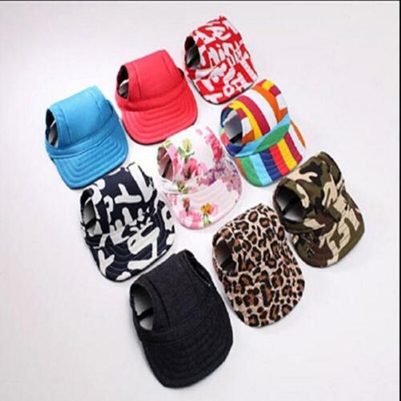 Hondenhoed zomerzonwering puppyhoeden kattenklep met oorgaten huisdierproducten buitenaccessoires zonnehoed