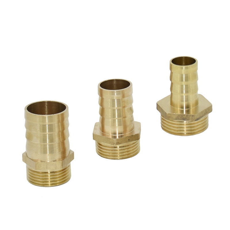 16mm 19mm 25mm 32mm to 1" Male water hose barb Connector brass DN15 DN20 DN25 tube joint Garden hose connector 1pc