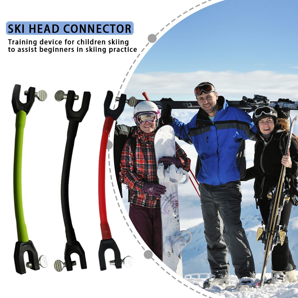 Elastische Clip Winter Ski Tip Connector Verwijderbare Training Outdoor Oefening Sport Ornamenten Voor Beginner Kinderen