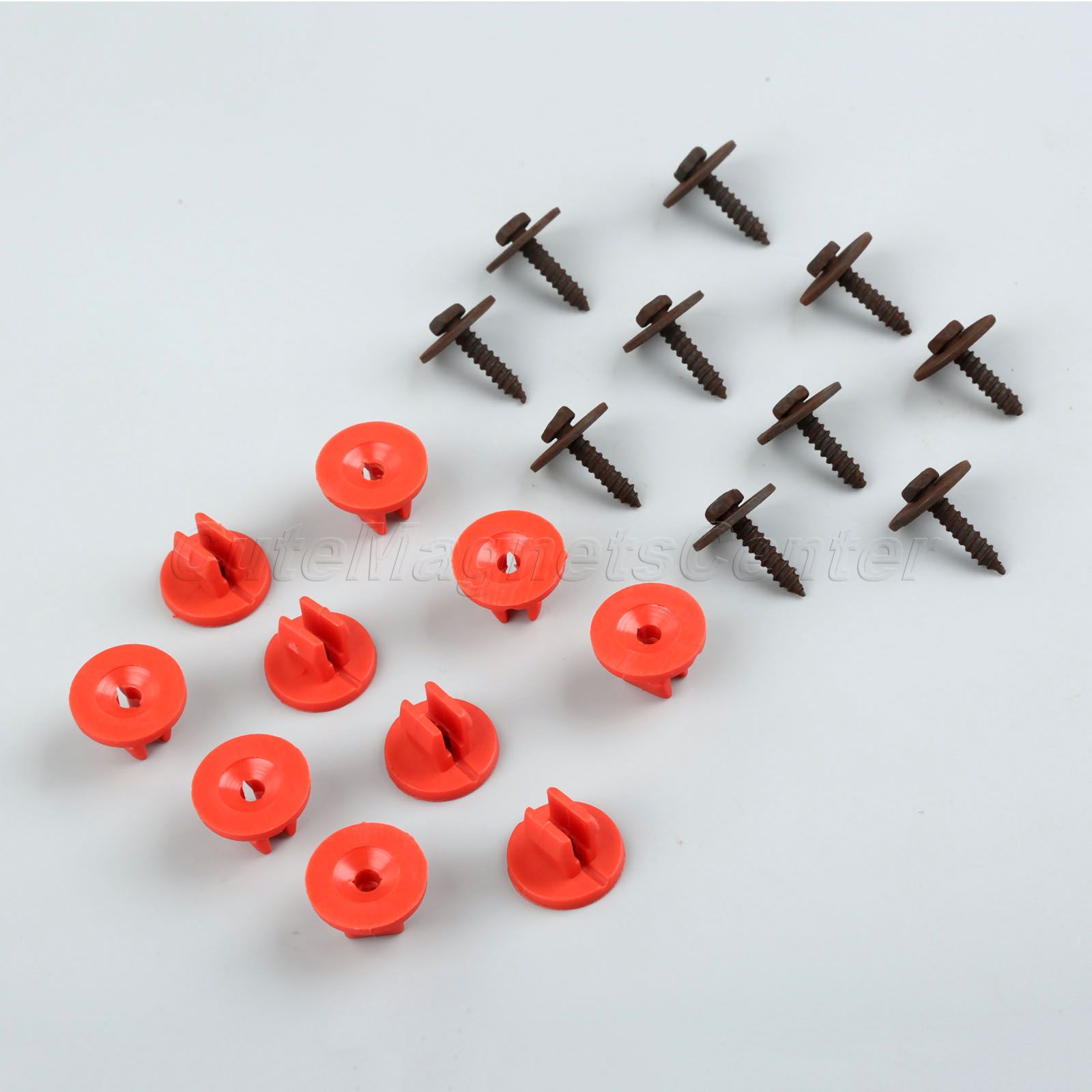 Mtsooning 20 stk bil motor underbakke dæksel clips bundskjold beskyttelse skruer auto fastener clips nitte til ford c-max s-max