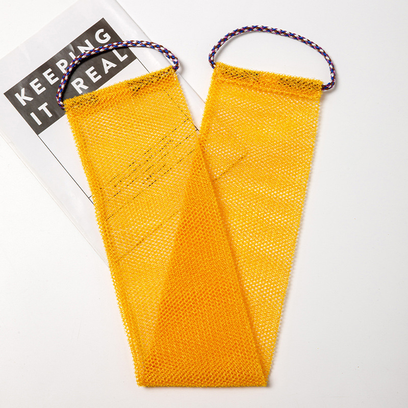 African Bath Sponge Net Fourdrinier Bath Sponge Exfoliating Body Back Shower Scrub For Smoother Skin Bath Towel: Blue