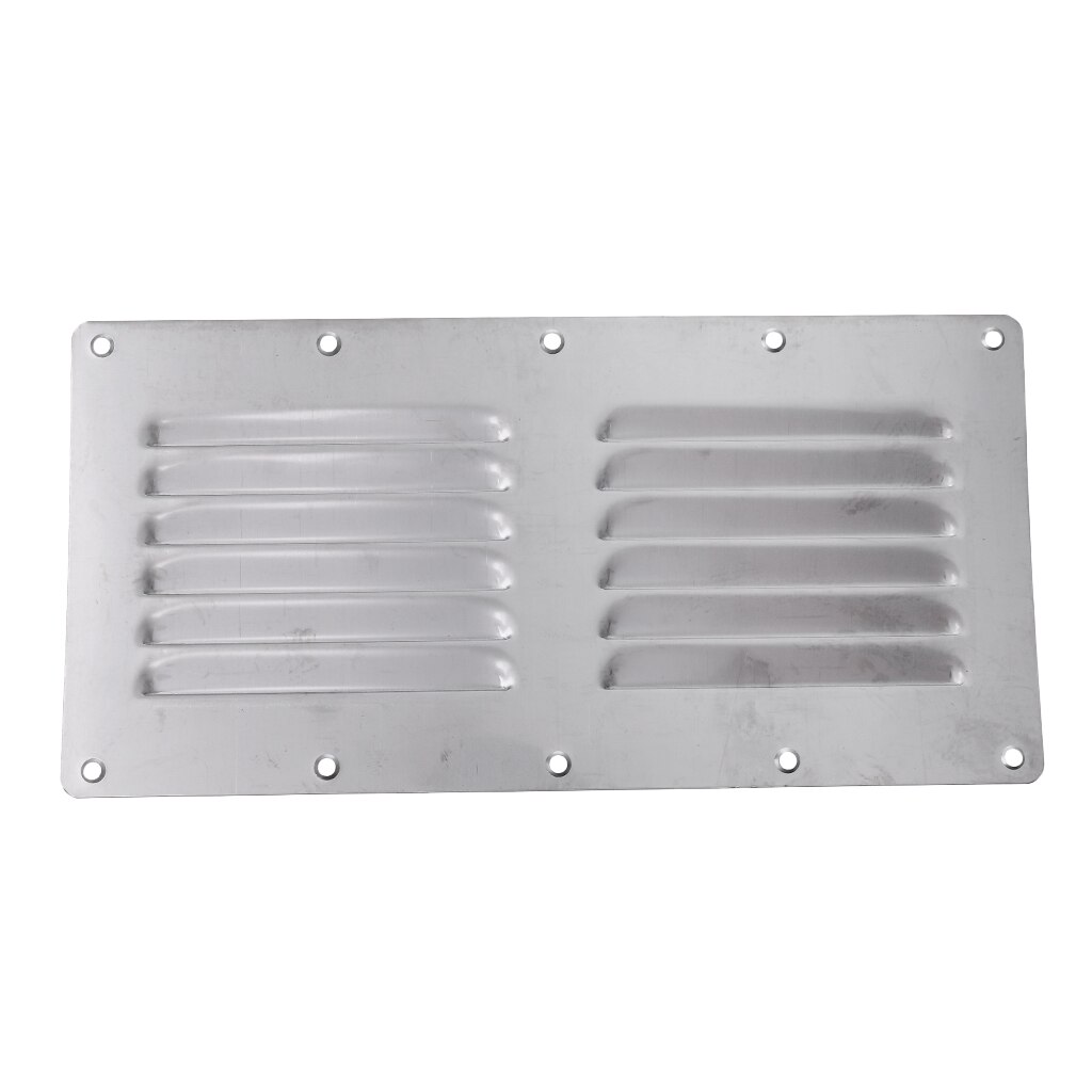 23 x 11.5 cm / 9 x 4.5 tums rektangulärt luftventilsgrill ventilationsgaller för byte av båt, rostfritt stål