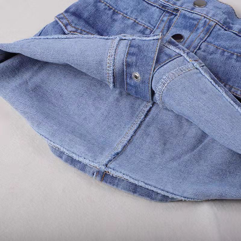 Gonna estiva per bambina 2022 nuovi vestiti per ragazze adolescenti gonna corta per bambini gonna in Denim gonna per bambini piccola 3 5 7 8 9 Y
