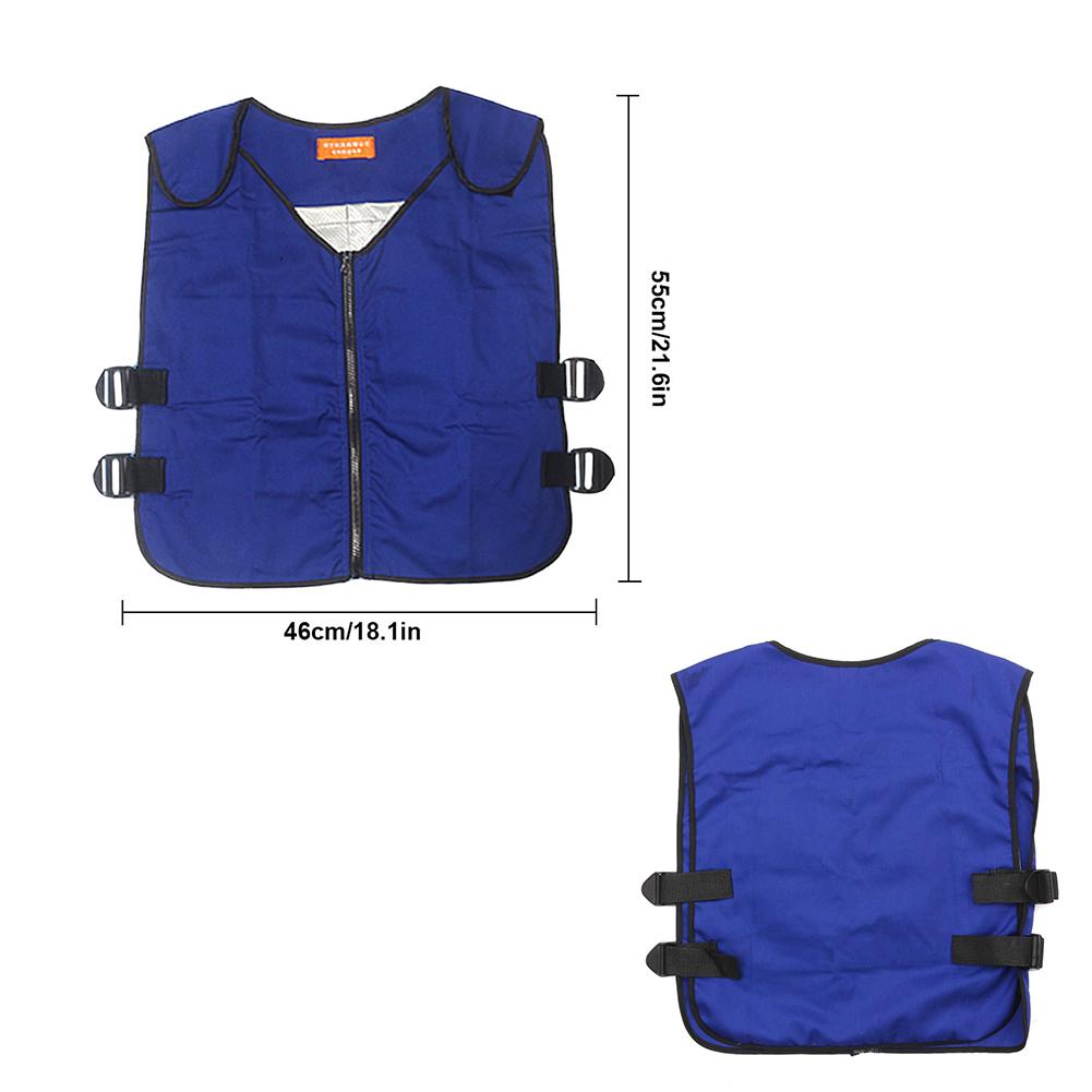 Outdoor Summer Body Cooling Vest Jacket Ice Bag Human-Conditioned Clothing Riding Fishing Cooling Vest Anti High Temperature: Default Title