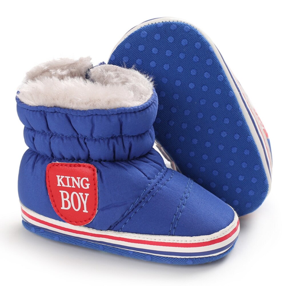 Winter Säuglings Schnee Stiefel 0-18M Baby Junge Mädchen Weiche Sohle funkeln Reißverschluss Erste Gehhilfe Plüsch Gefüttert Schuhe Vlies Stiefel
