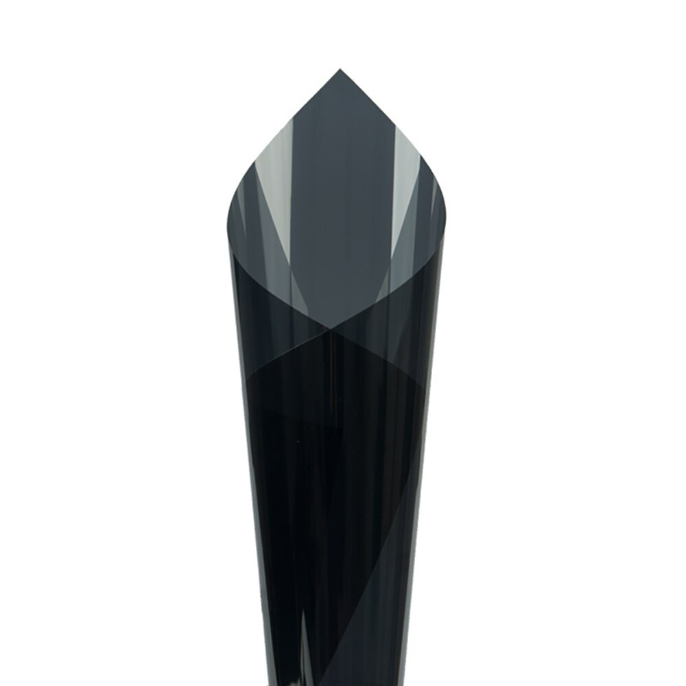 50cm X 200cm One Way Mirrored Window Film Solar Reflective Silver Layer Tint Room Building Decor: Black