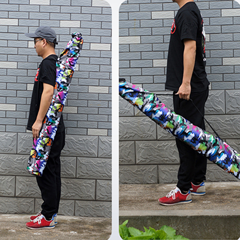 Bolsa de pesca de lona multifuncional para exteriores, caña de pescar, bolsa de almacenamiento de señuelos, aparejos de pesca, funda cartuchera de almacenamiento