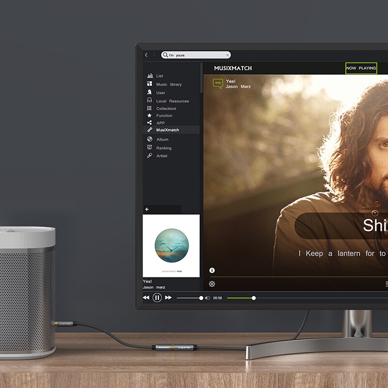 Cabletime 3.5 Mm Jack Hoofdtelefoon Upgrad Grey Audio Kabel Aux Verlengkabel M/F Voor Xiaomi Huawei P20 Versterker c104