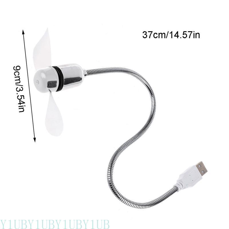 652F Office Outdoor Universal Flexible USB Fan Air Cooling For Laptop Desktop PC Computer USB Powerbank