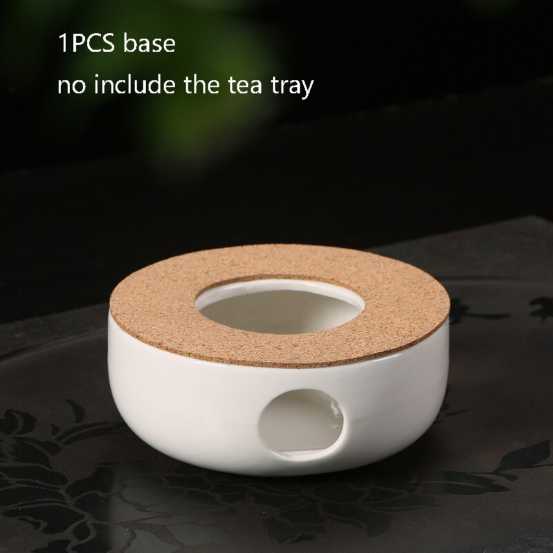 Bougie en céramique créative thé jardin | Fleur bouillie thé chauffé Base isolante, infuseurs de thé chinois Kugn Fu accessoires pour le thé: A