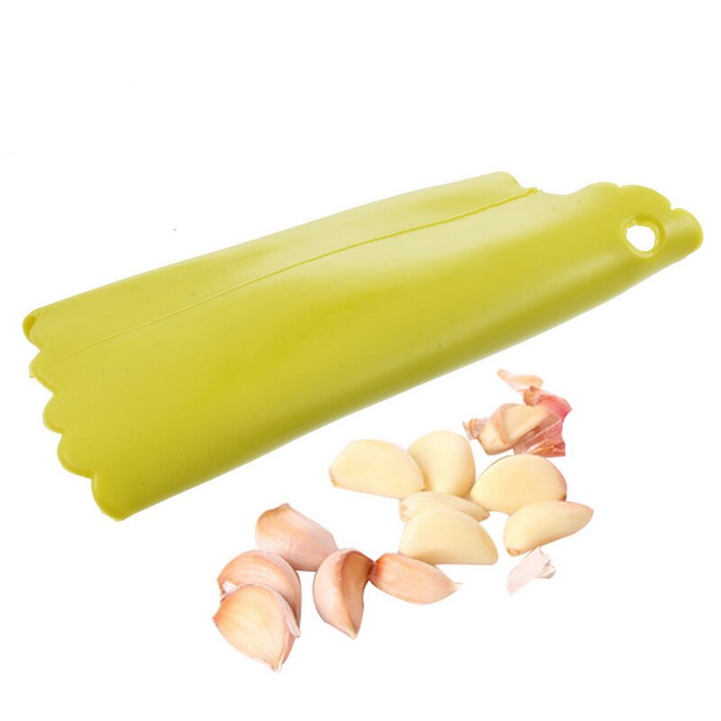 Éplucheur de légumes pratique magique Silicone ail éplucheur cuisine Gadget ail décapant Tube peler ail éplucheur fournitures éplucheur: yellow
