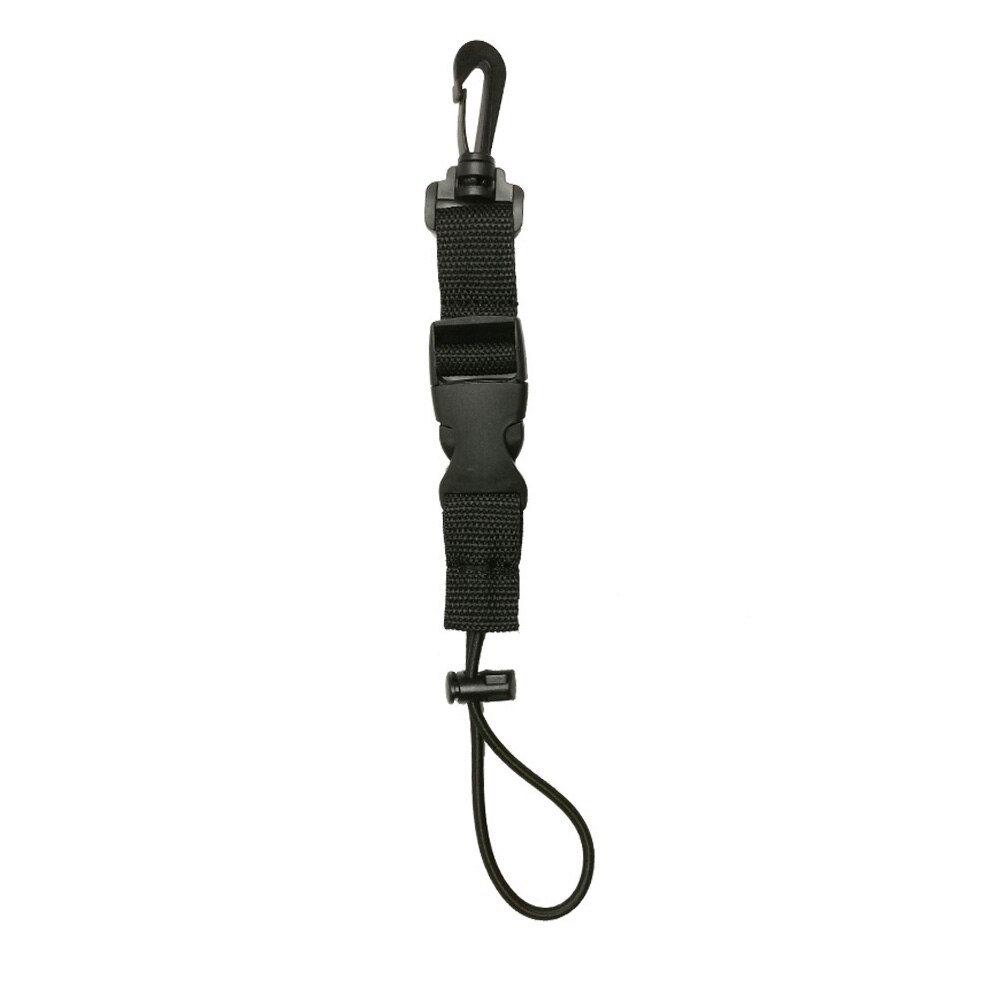 2 stk dykkerkamera lys lanyard strop rygsæk quick release spænde clip diver lommelygte holder spænde: 1pc