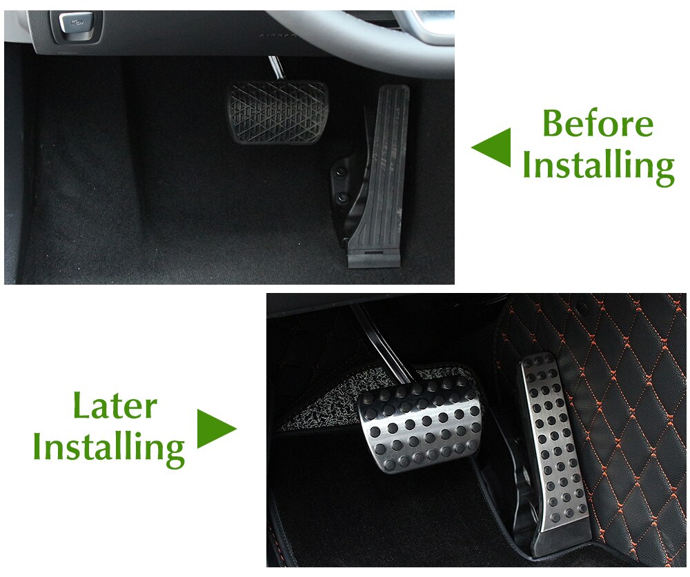 VCiiC roestvrijstalen gaspedaal rempedaal Auto Accessoires Voor Mercedes Benz CLS SL GLC S E C-Klasse w204 W205 W212 W213