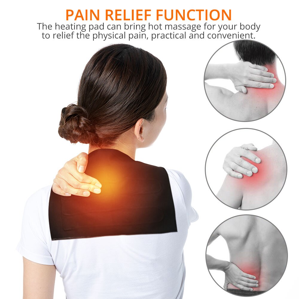 1PCS 5V Carbon Fiber Heating Pad Hand Warmer USB Heating MatFilm Electric Winter Infrared Fever Heat Mat For Pain Relief