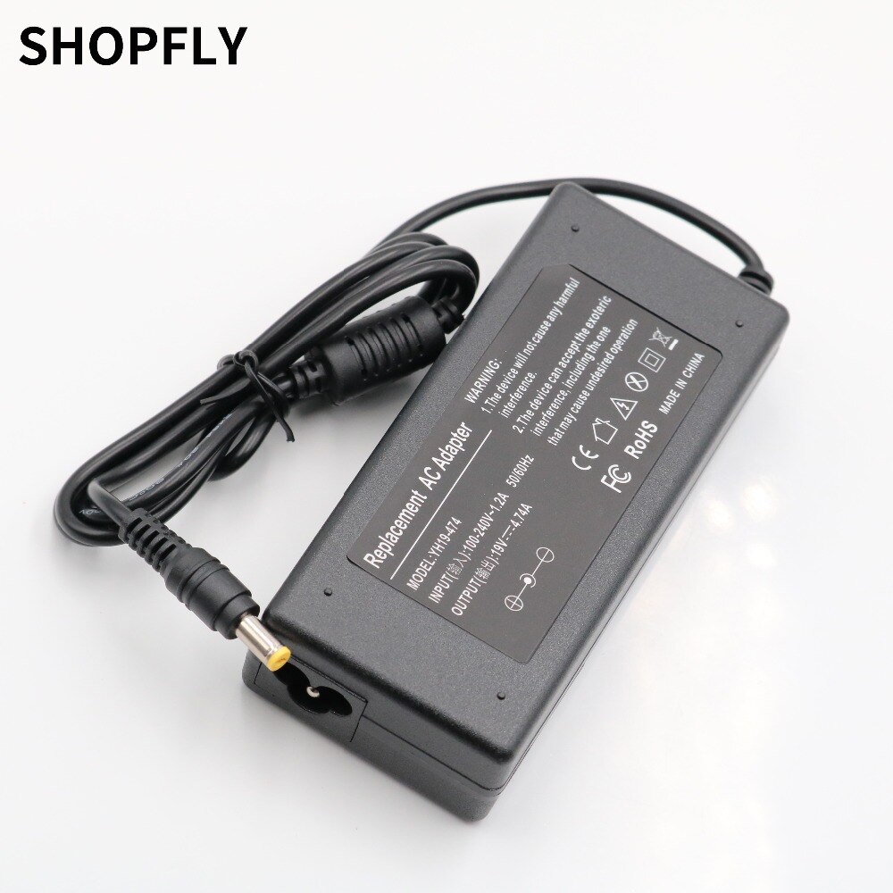 Portable AC Power Cord Adapter for Acer Aspire 5750 5750g 5755 5755g 6920g 6920g 6930g Portable 19v4 Battery Charger.