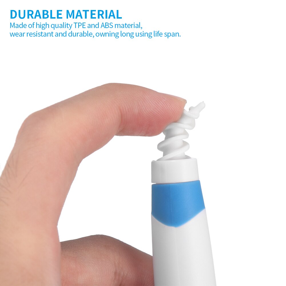 Electric Ear Cleaner Vacuum Ear Wax Dirt Fluid Remover Painless Earpick Ear Cleaning Tools Safety Products White With 16 Pieces