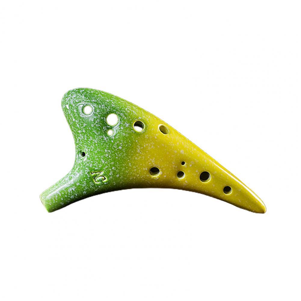 Alto C Ocarina Sterrenhemel 12 Hole Alto C Ocarina Gat Muziek Collectie Keramische Tenor Ocarina Instrument Beginner