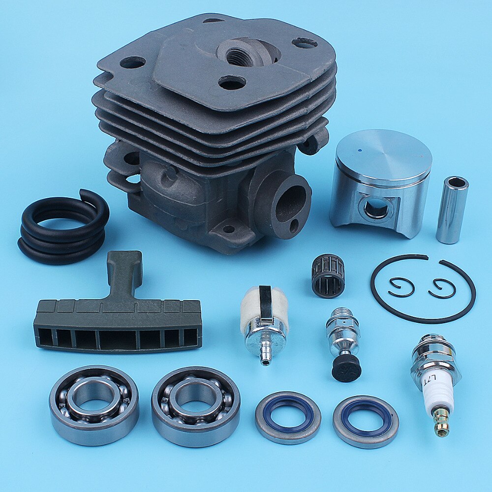 Nikasil belagt cylinderstemplesæt til husqvarna 357xp 357 xp 359 epa motorsav 537157302 537248502 krumtap kugleleje reservedele