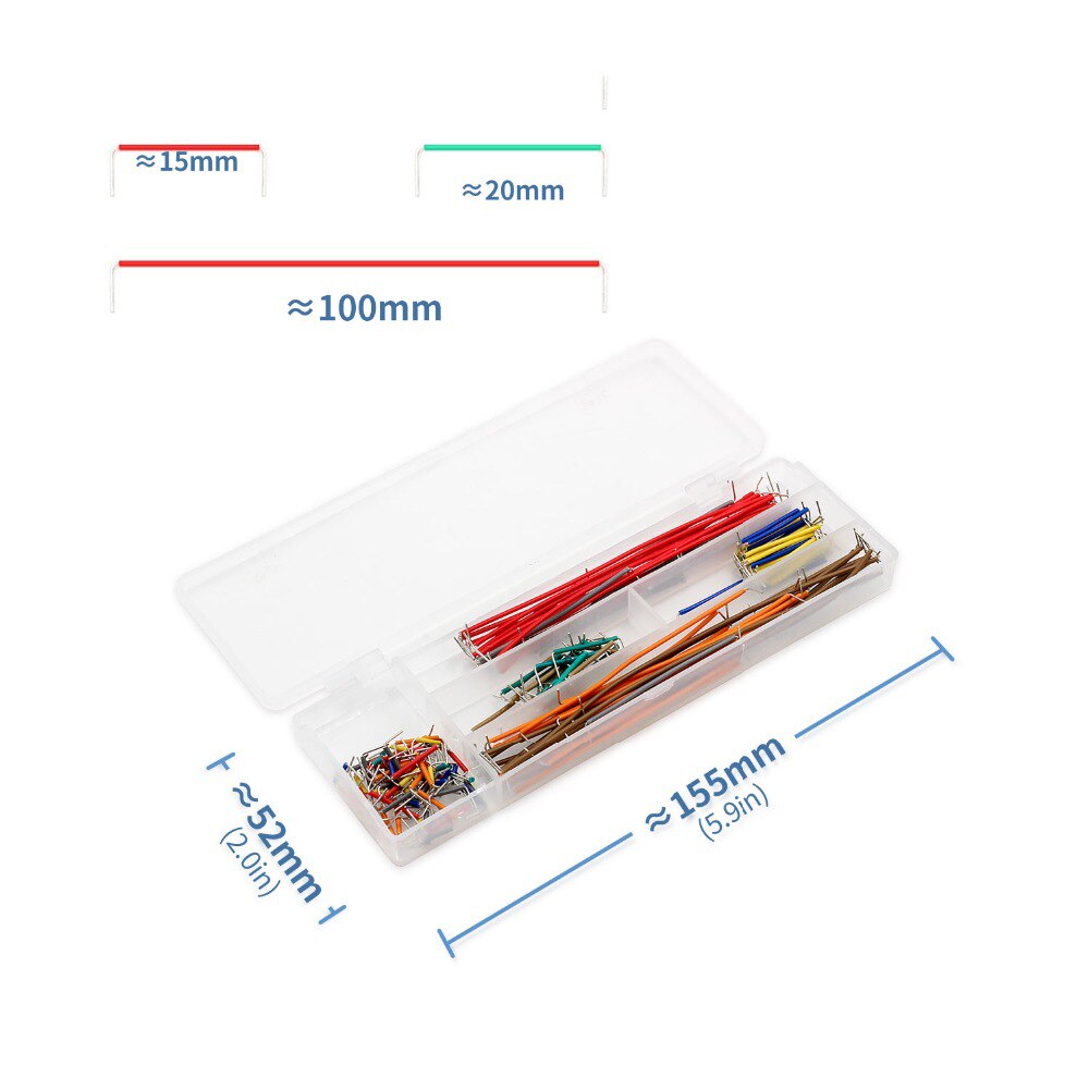 140 stks/partij U Vorm Schild Solderless Breadboard Jumper Cable Draden Kit voor Arduino Beste