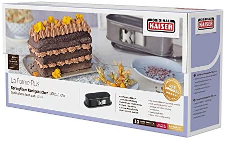 Kaiser the form Plus-cake mold (30x11 cm made in Germany non-stick Kai ramic schnittfest