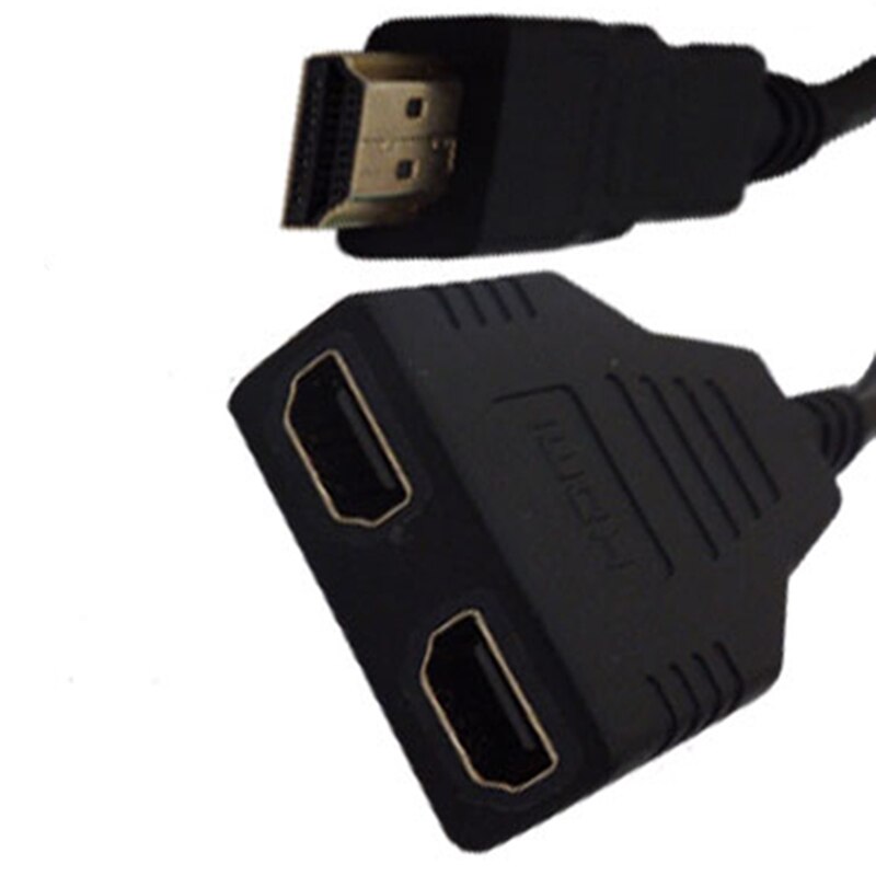 Daten Linie 1080 P Umschalter Männlich zu Weiblich HDMI Kabel 1 in 2 aus Splitter HDMI Spender Adapter Kabel HDTV PC TV-Spieler-Monitor