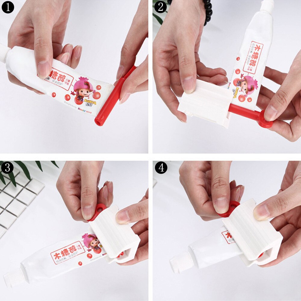 25# tandpasta knijpers handige tandpasta roller tube tandpasta knijper standaard houder badkamer accessoires