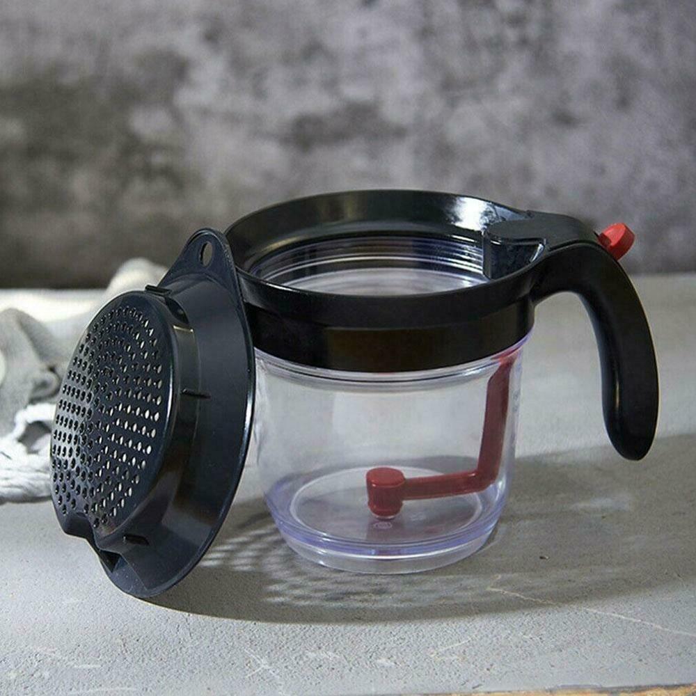 Kitchen Tools Filter Soup Residue Oil Filter Soup Oil Separator With Non-Slip Handle Measuring Cup Kitchen Accessories