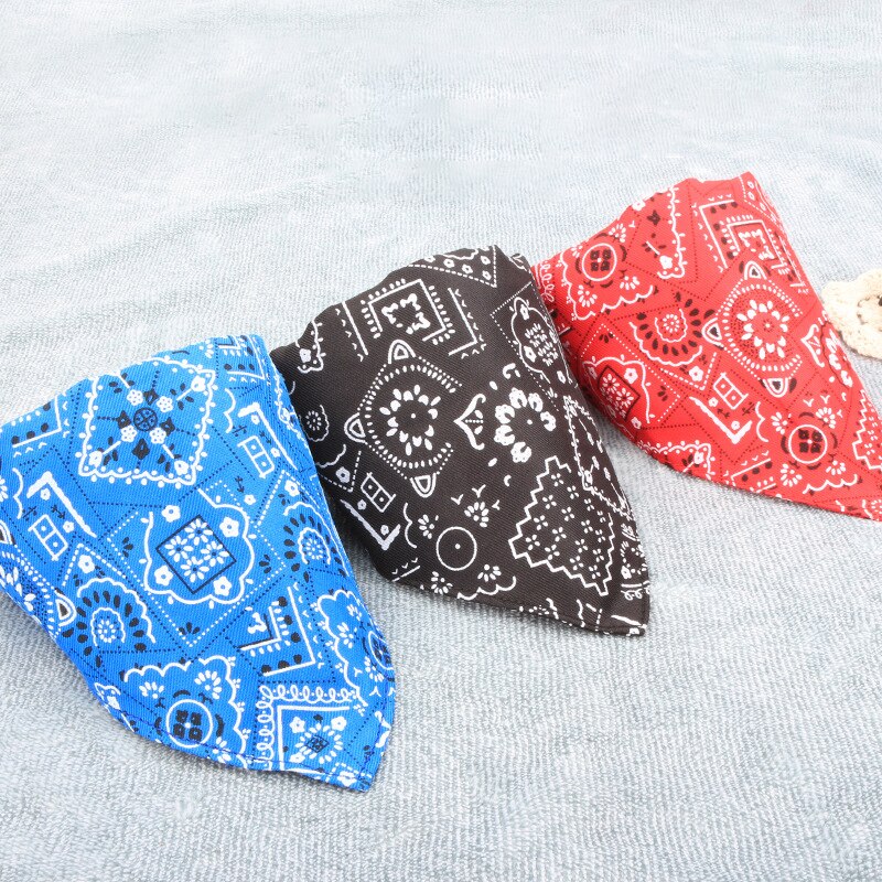 Tang – foulard triangle motif herbe Shiba, grand et petit chien, Akita, serviette, collier, ruban, écharpe de salive