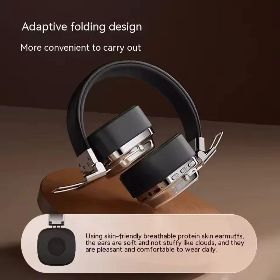 Retro On Ear Headphones Wireless Bluetooth Headsets DJ Stereo Sounds Bluetooth 5.3 Headset Gamer Choice For XiaoMi 2961