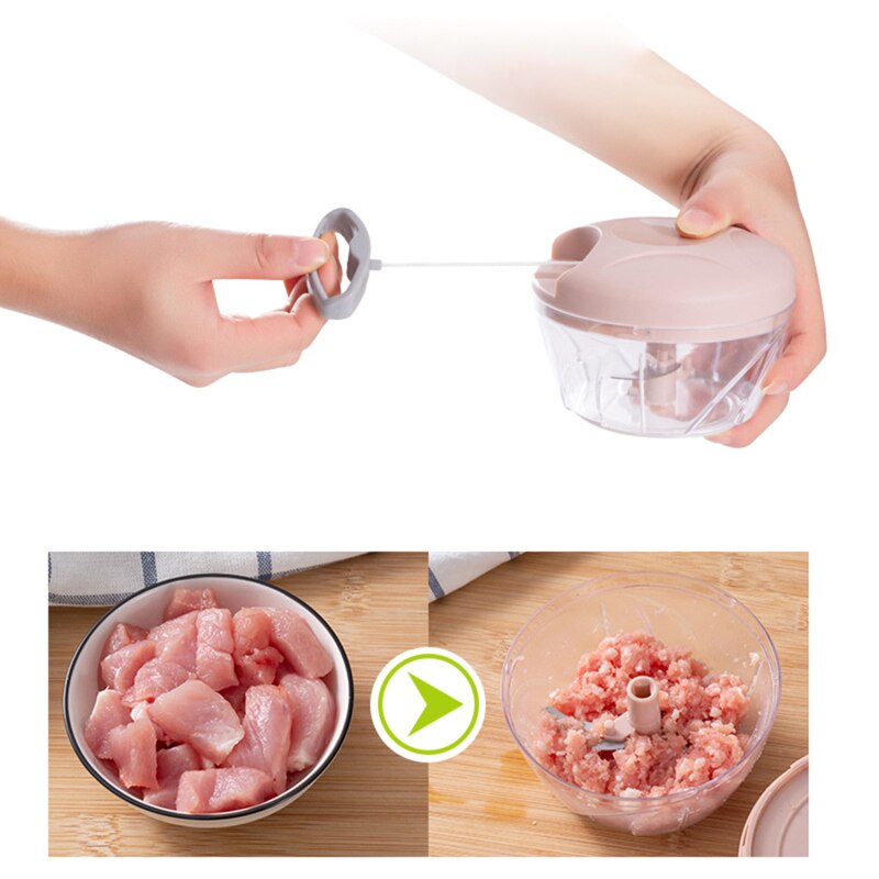 Hachoir à viande puissant, mixeur pour hacher la viande, les fruits, les légumes et les noix