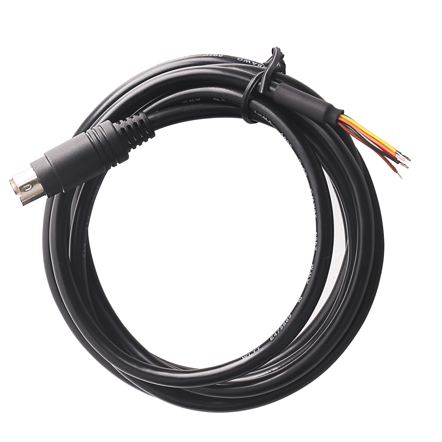 Câble adaptateur Mini DIN 6 broches mâle MD6 vers connecteur d'extrémité de fil