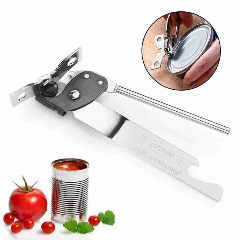 Abrelatas Manual ergonómico , herramientas de cocina, abrelatas Manual, lateral de acero A3M7