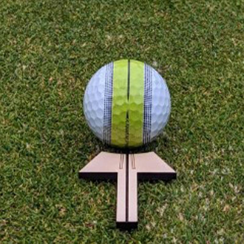 Golf Alignment Marker Golf Putting Marker Wooden Putter Aid Precision Putting Marker Ball Alignment Tool For Golfers Husband Dad