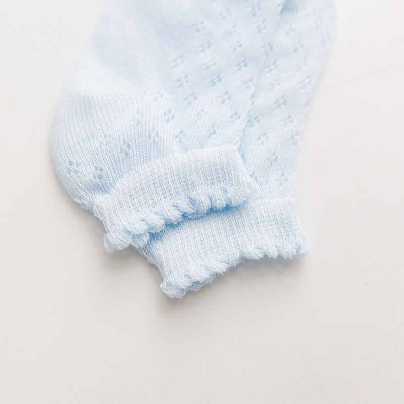 5Pairs Sokken Pack Lente Zomer Leuke Sokken Kinderen Sokken Ademend Mesh Hollow Out Korte Sokken Kinderen Jongens Meisjes Enkel sokken