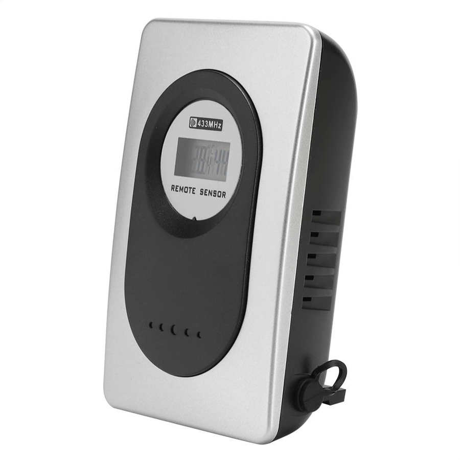 LCD digital thermometer RF weather station clock Digital LCD wireless thermometer hygrometer Temperature humidity measurement