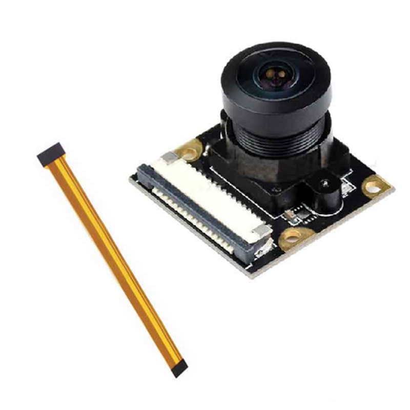 Camera Module for Raspberry Pi Zero/W/WH/2W 1MP OV9281-160 Degree Ultra Wide Angle Black White Camera Global Shutter