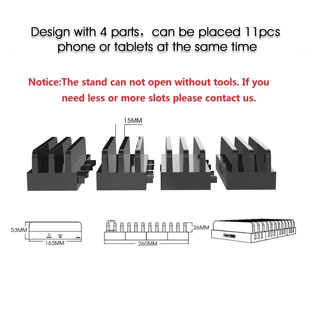 Sipolar Multifunktions-Ladestation Stand Dock Spleiß halter Aufbewahrung sbox für iPhone 5 6s 7 plus iPad Mac Tablets nicht Ladegerät