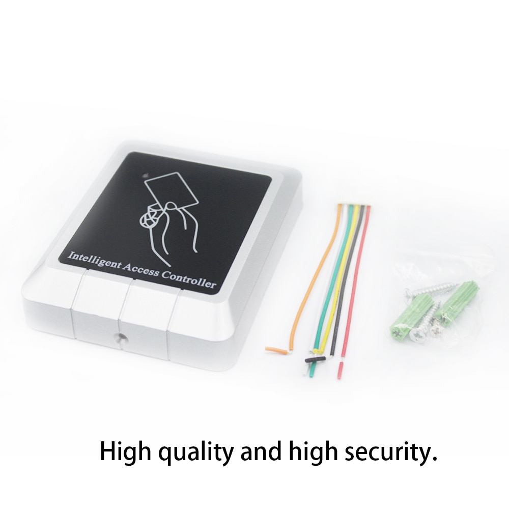 Lector de tarjetas con Control de acceso RFID, 125Khz, IP65, resistente al agua, RFID, controlador de bloqueo de entrada de proximidad, 2000 usuario
