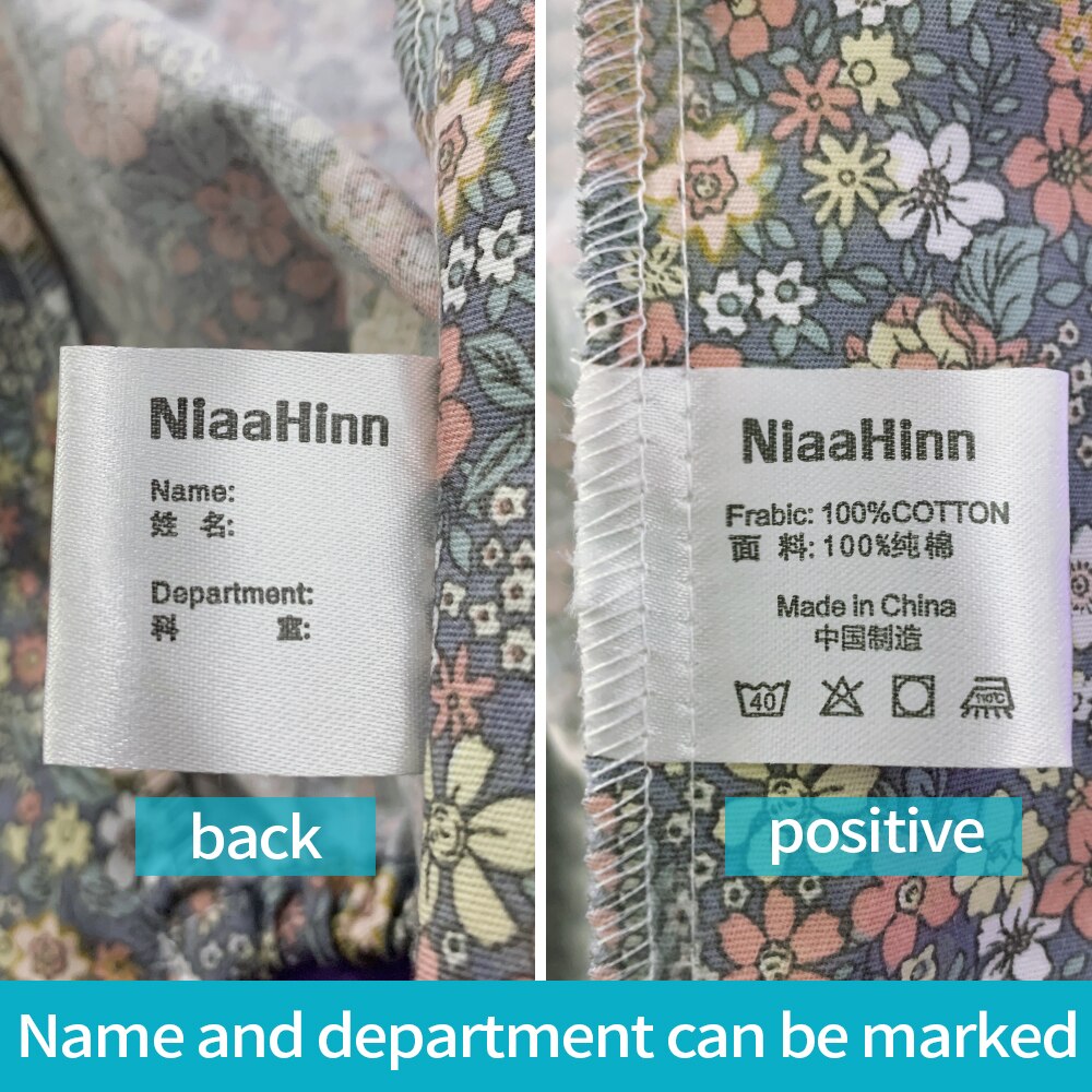 Cartoon Printed Women Scrub Caps Pattern Restaurant Kitchen Working Hats 100% Cotton Beautician Cooking Chef Puffy Cap