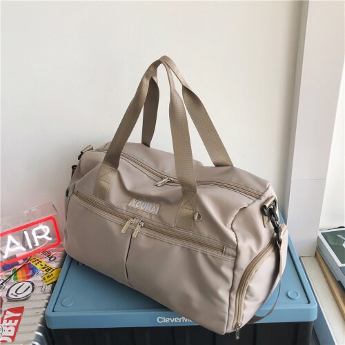 travel bag organizer luggage bag nylon bag travel bag packing bags bag: Khaki