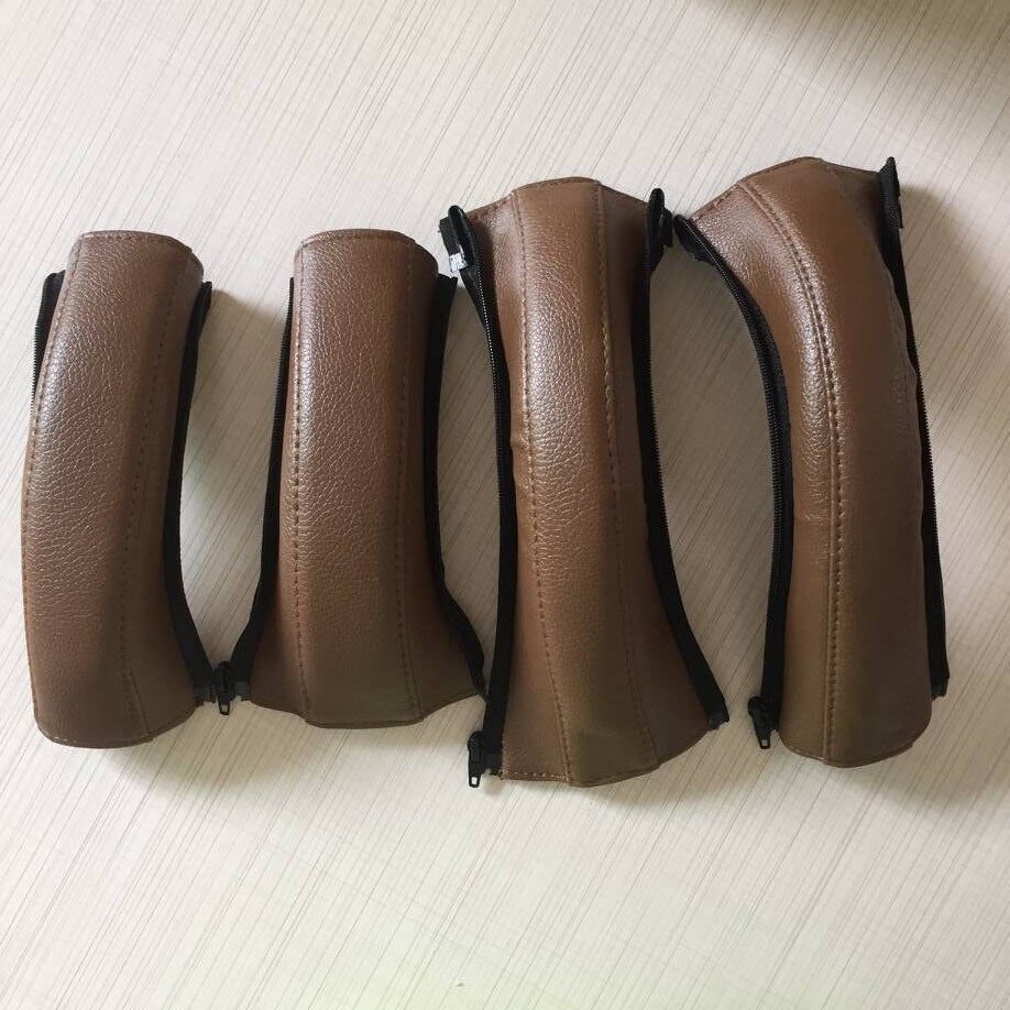 1:1 Lederen Beschermhoes Cover Van Handvat Voor Cybex Eezy S S + Twist Kinderwagen Accessoires: brown