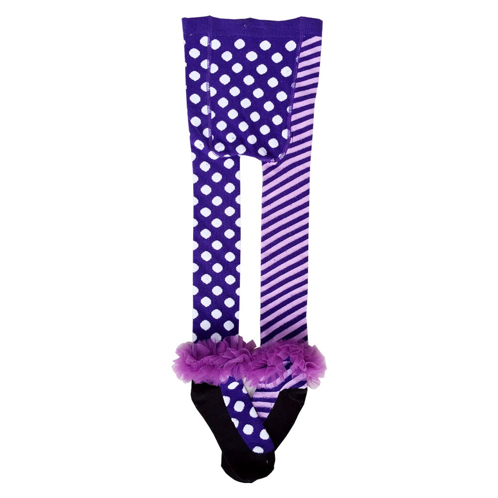 4-7 Jaar Oude Ou Fan Baby Panty Baby Katoenen Gestreepte Dot Jacquard Herfst En Winter Grote Pp Leggings baby Meisje