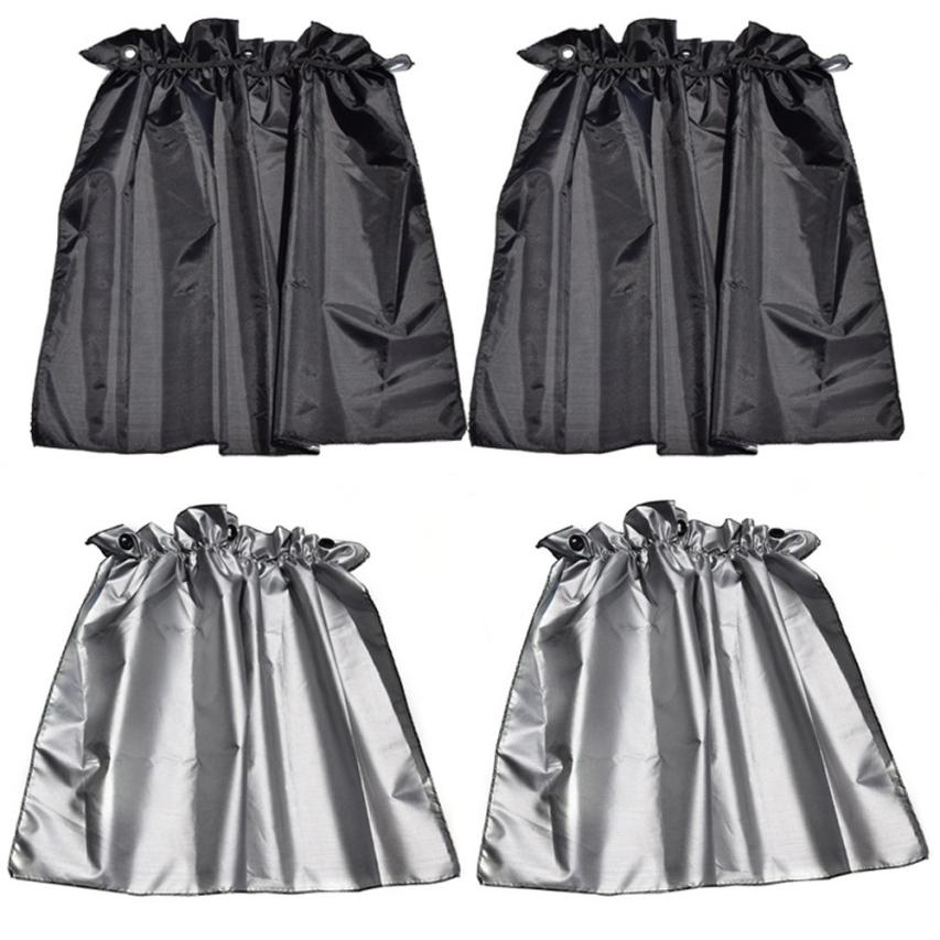 Curtain Car Shades 2pcs Rear Side Window Curtain Car Sun Block Curtains Motorized Vehicle Suction Cup jul16