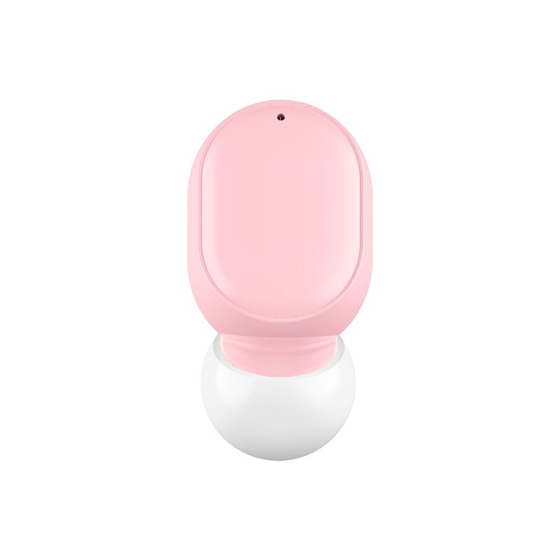 Mini draadloze bluetooth oordopjes macaron in-ear sportheadset oordopjes oordopjes met microfoon stereoheadset voor xiaomi: Roze